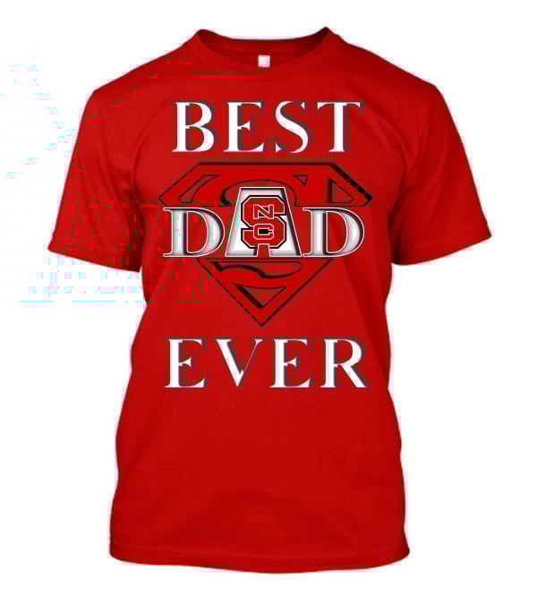 BEST DAD EVER NC State Wolfpack Dad Superman T-Shirt