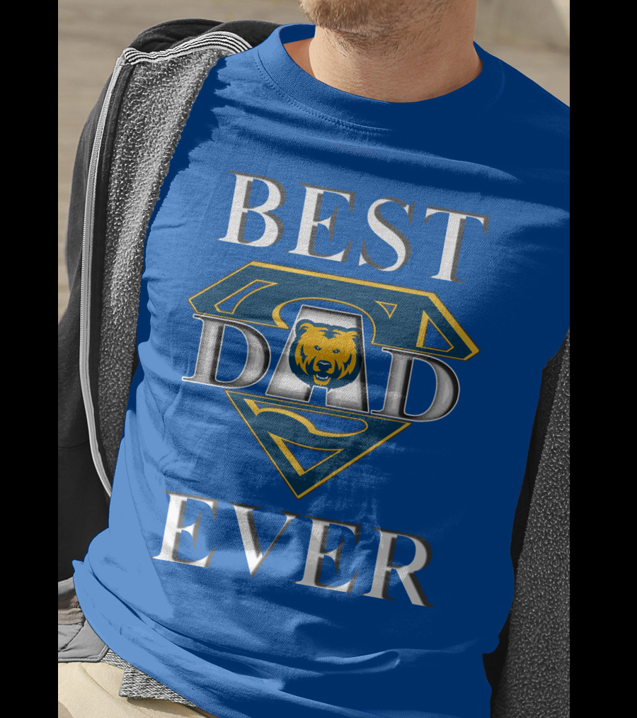 Best Dad Ever Northern Colorado Bears Super Dad T-Shirt
