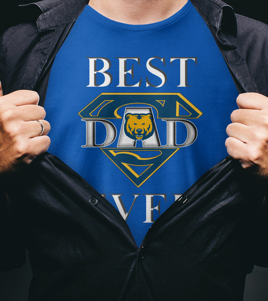 Best Dad Ever Northern Colorado Bears Super Dad T-Shirt