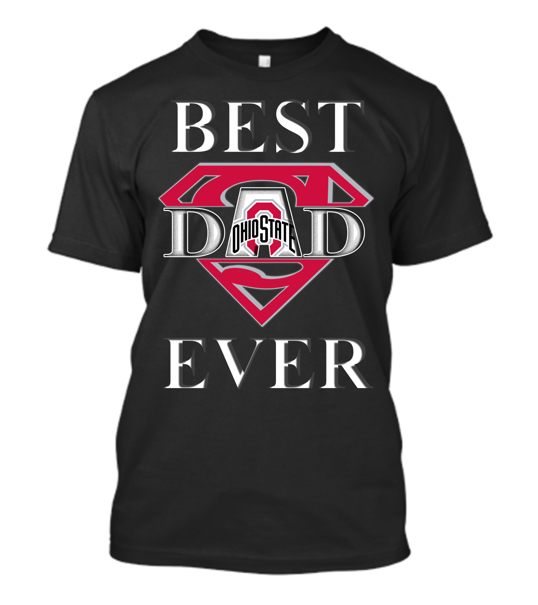Ohio State Buckeyes Best Dad Ever Superman T-Shirt