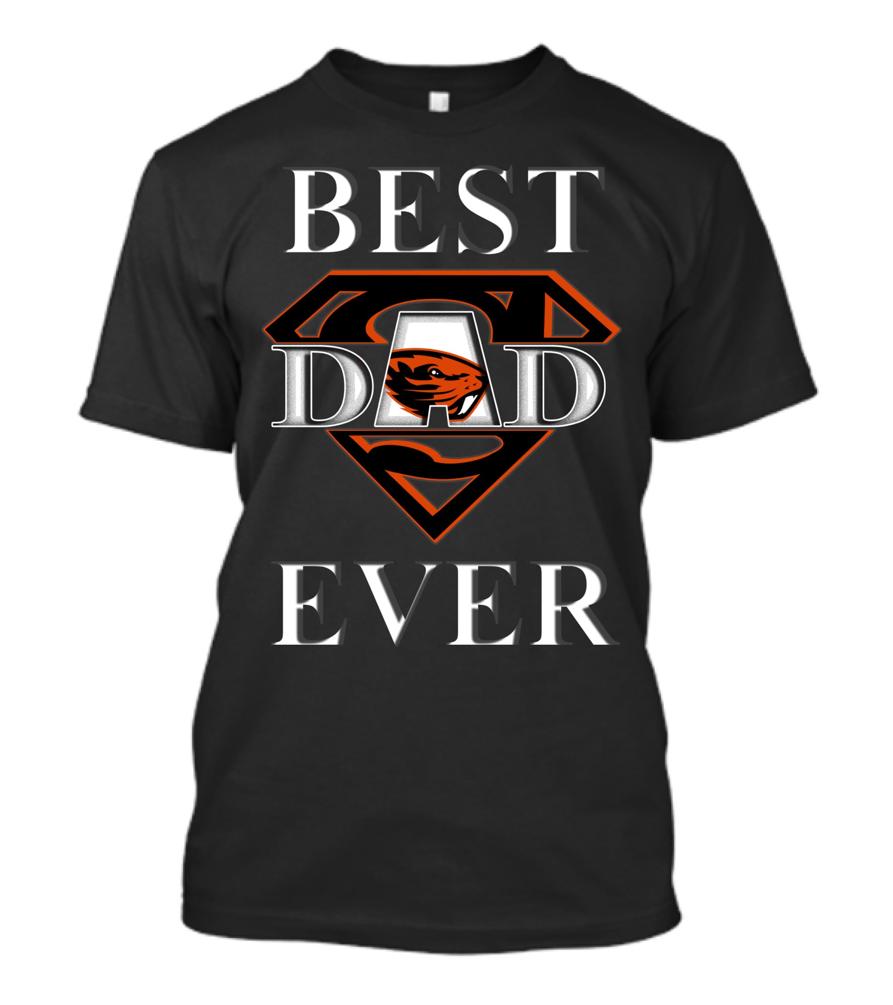 Best Dad Ever Oregon State Beavers Super Dad T-Shirt