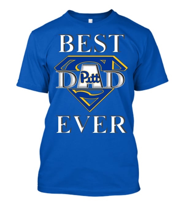 Best Dad Ever Pitt Panthers Super Dad T-Shirt