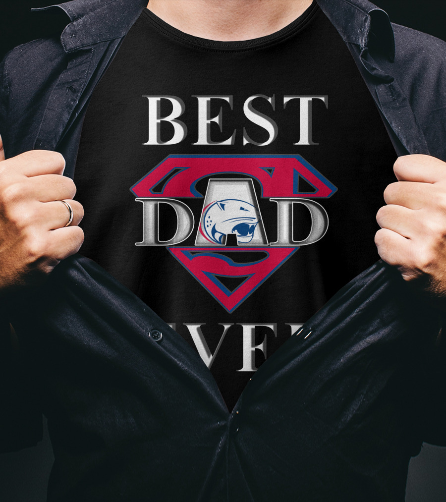 South Alabama Jaguars Best Dad Ever Superdad T-Shirt