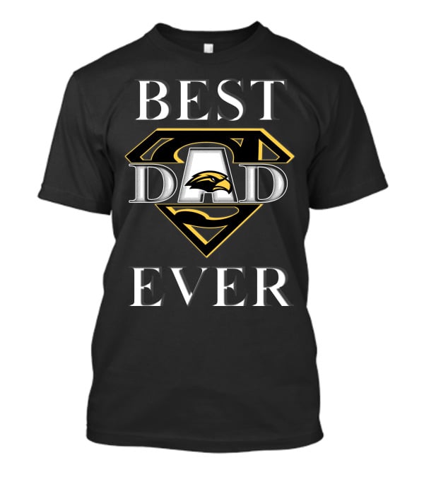 Southern Mississippi Golden Eagles Best Dad Ever Super Dad T-Shirt
