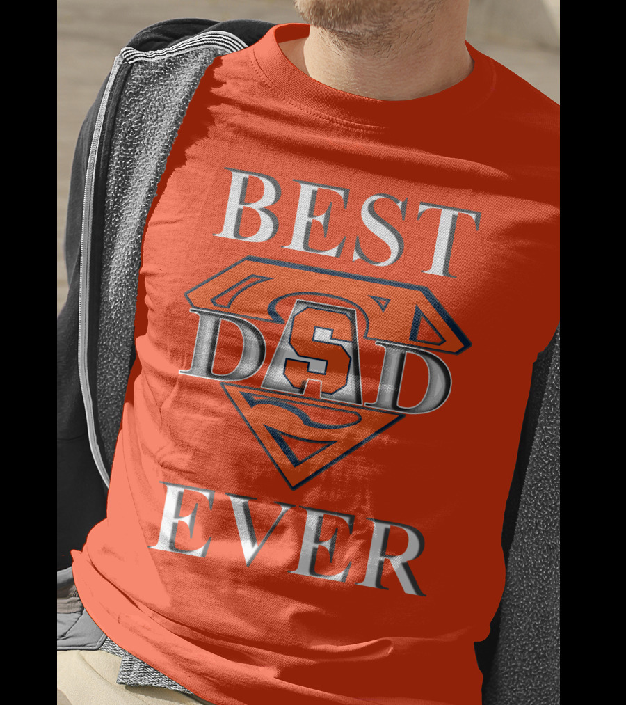 Syracuse Orange Superman Best Dad Ever T-Shirt