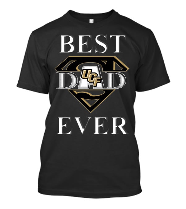 BEST DAD EVER UCF Knights Logo Super Dad T-Shirt