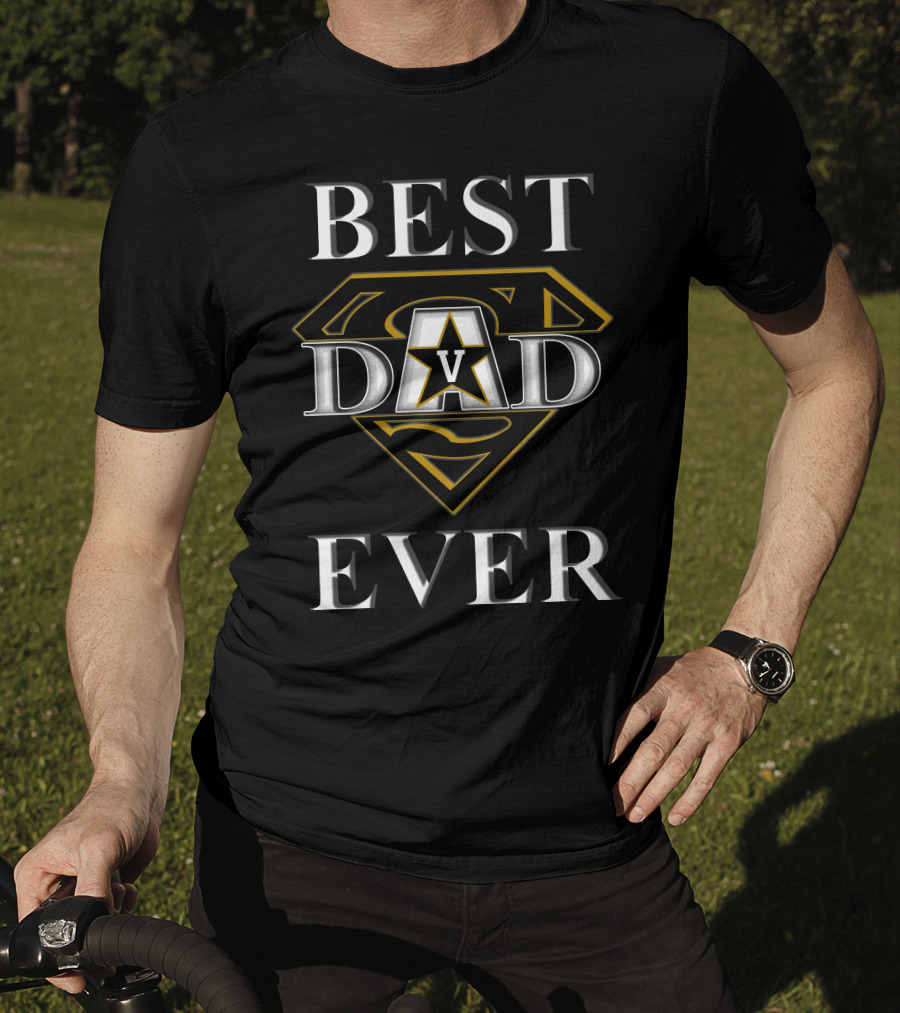 Best Vanderbilt Commodores Dad Ever Superman T-Shirt