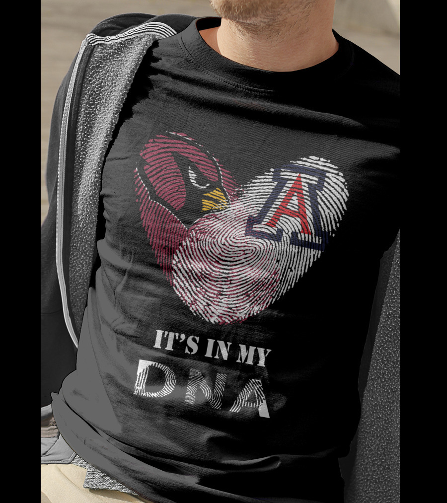 Arizona Cardinals And Wildcats It's In My Dna T-Shirt