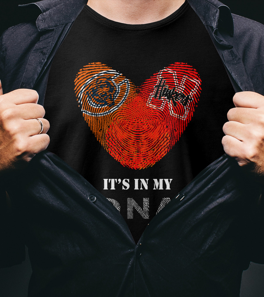 Chicago Bears Nebraska Huskers It's In My DNA T-Shirt