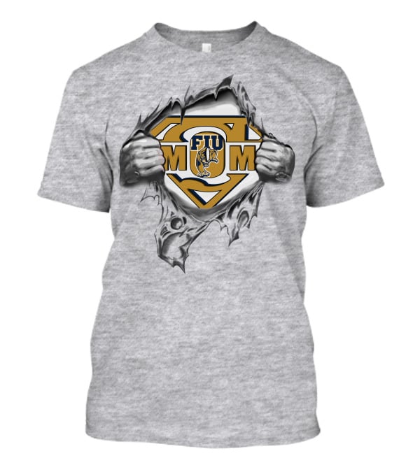 FIU Panthers Superman Logo Rip T-Shirt