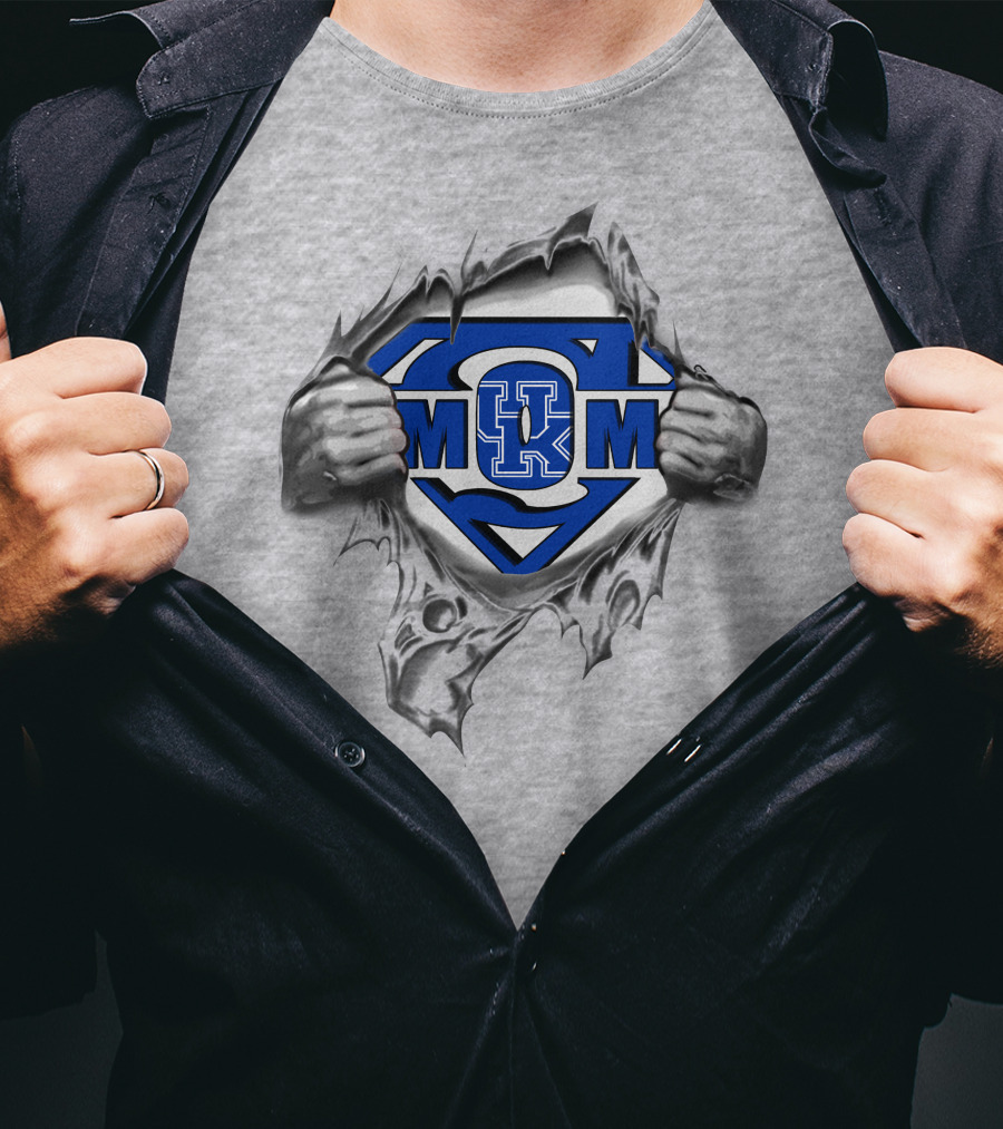 Kentucky Wildcats Super Mom K Logo Heroic Strength T-Shirt