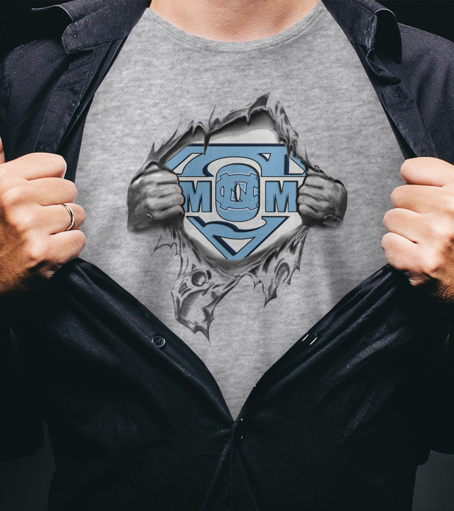 Tar Heels UNC Super Mom T-Shirt