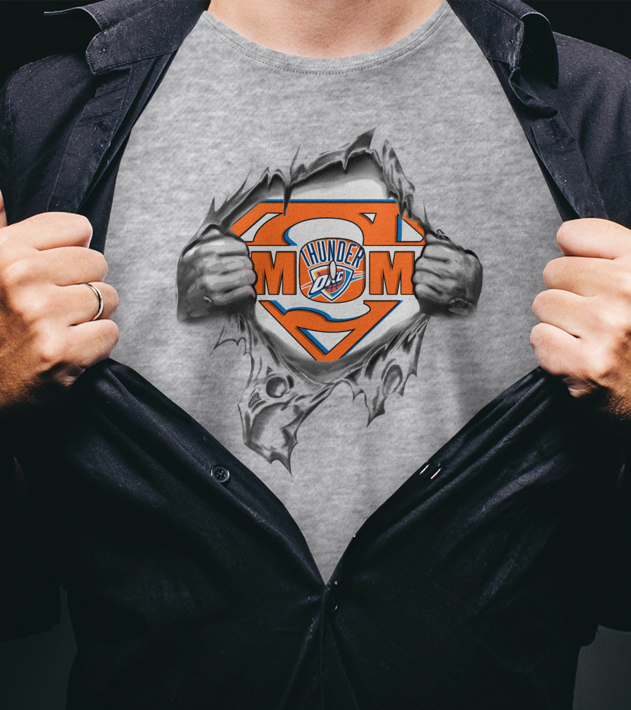 Oklahoma City Thunder Super Mom T-Shirt
