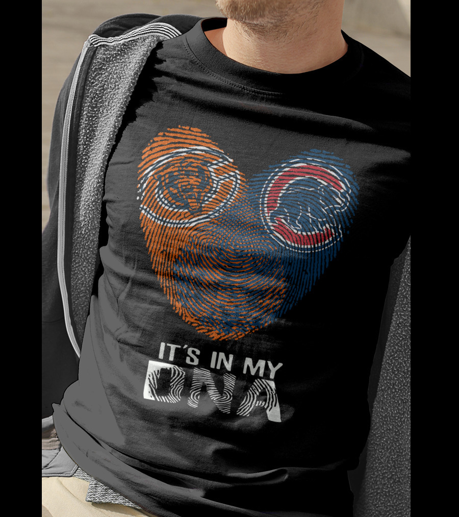 Bears Cubs Logos It's In My DNA T-Shirt
