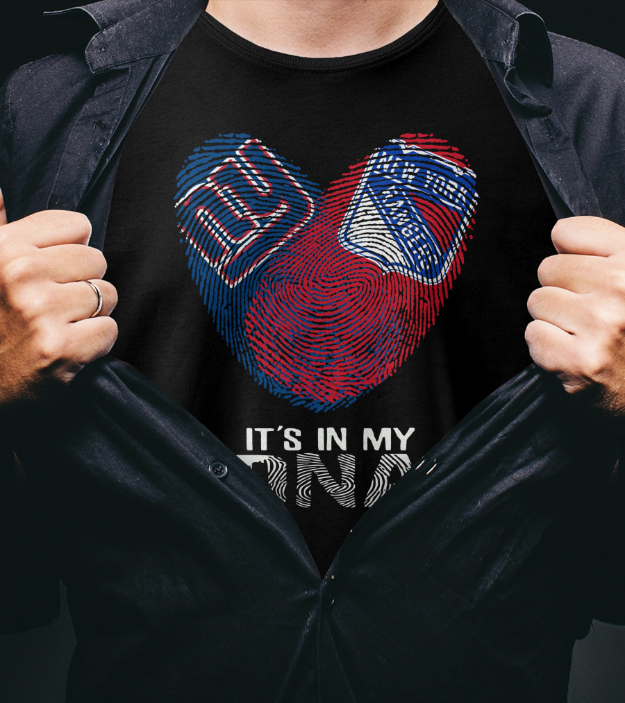 New York Giants Rangers It's In My Dna T-Shirt