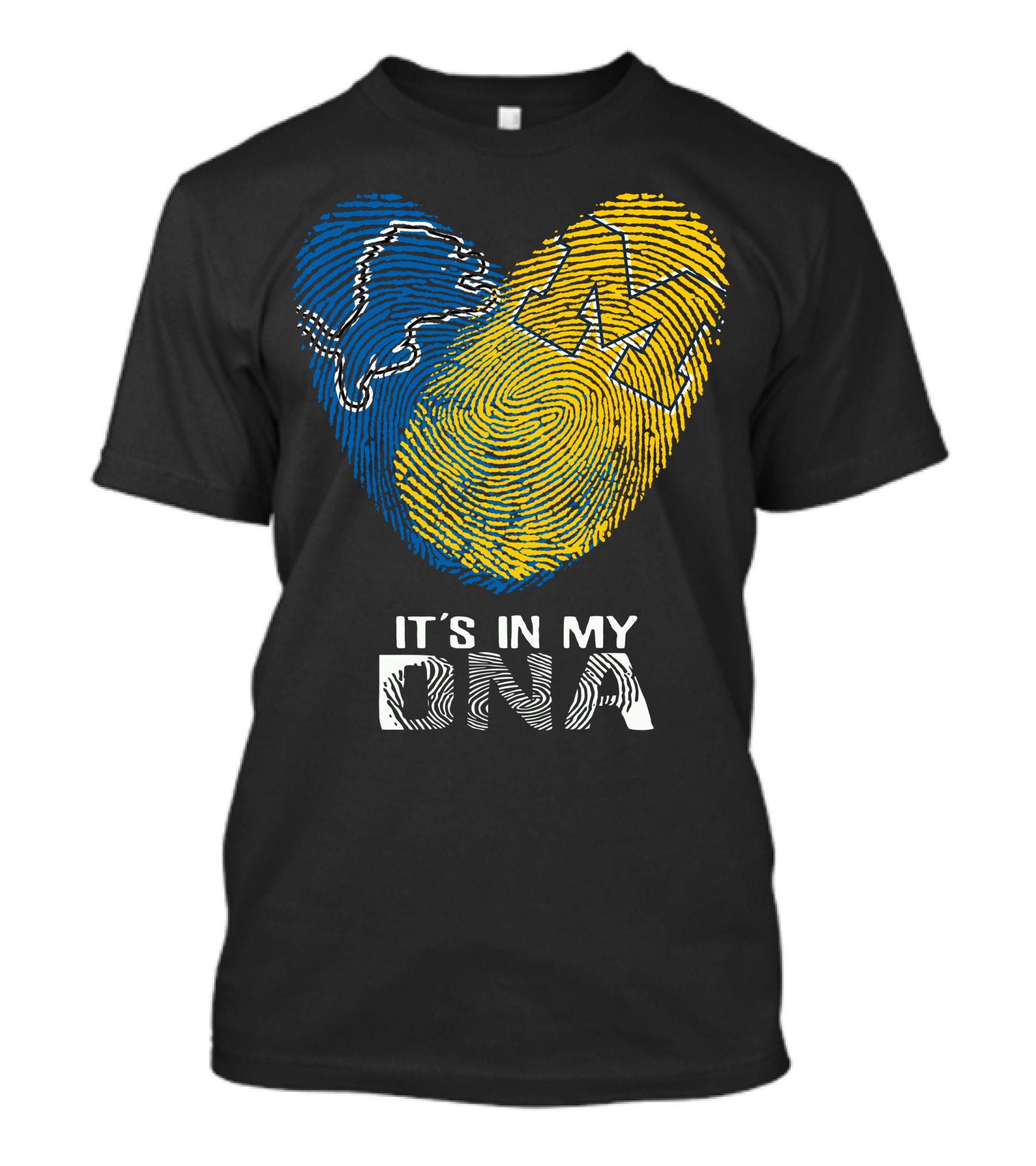 Lions Michigan M It's In My DNA T-Shirt