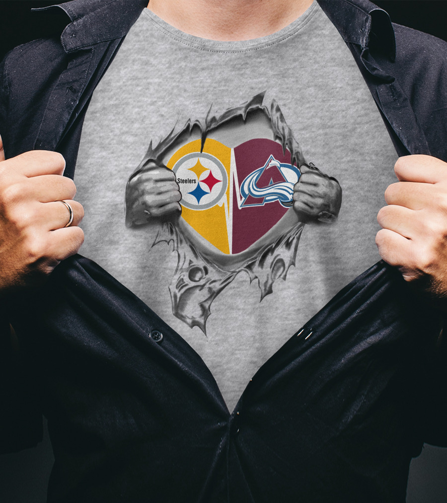 Steelers Avalanche Heart Full Of Passion T-Shirt