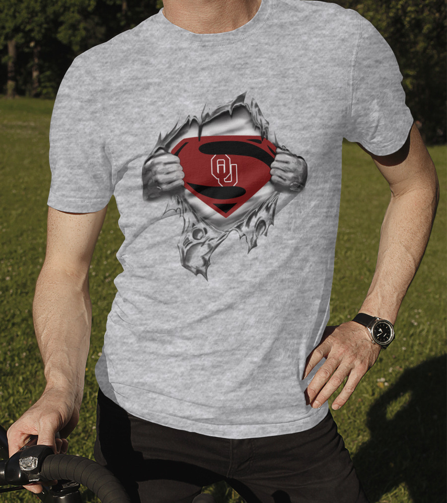 OU Sooners Superman Logo Shirt Conceptual T-Shirt