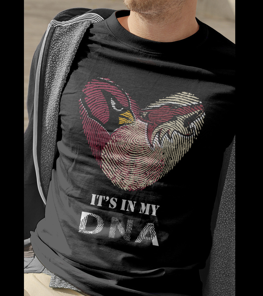 Cardinals Arizona Coyotes Heart It's In My Dna T-Shirt