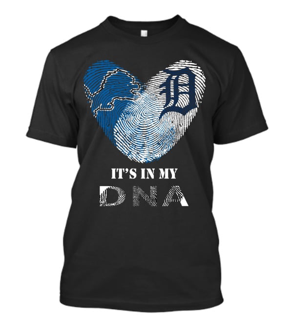 Detroit Tigers Heart It's In My DNA T-Shirt