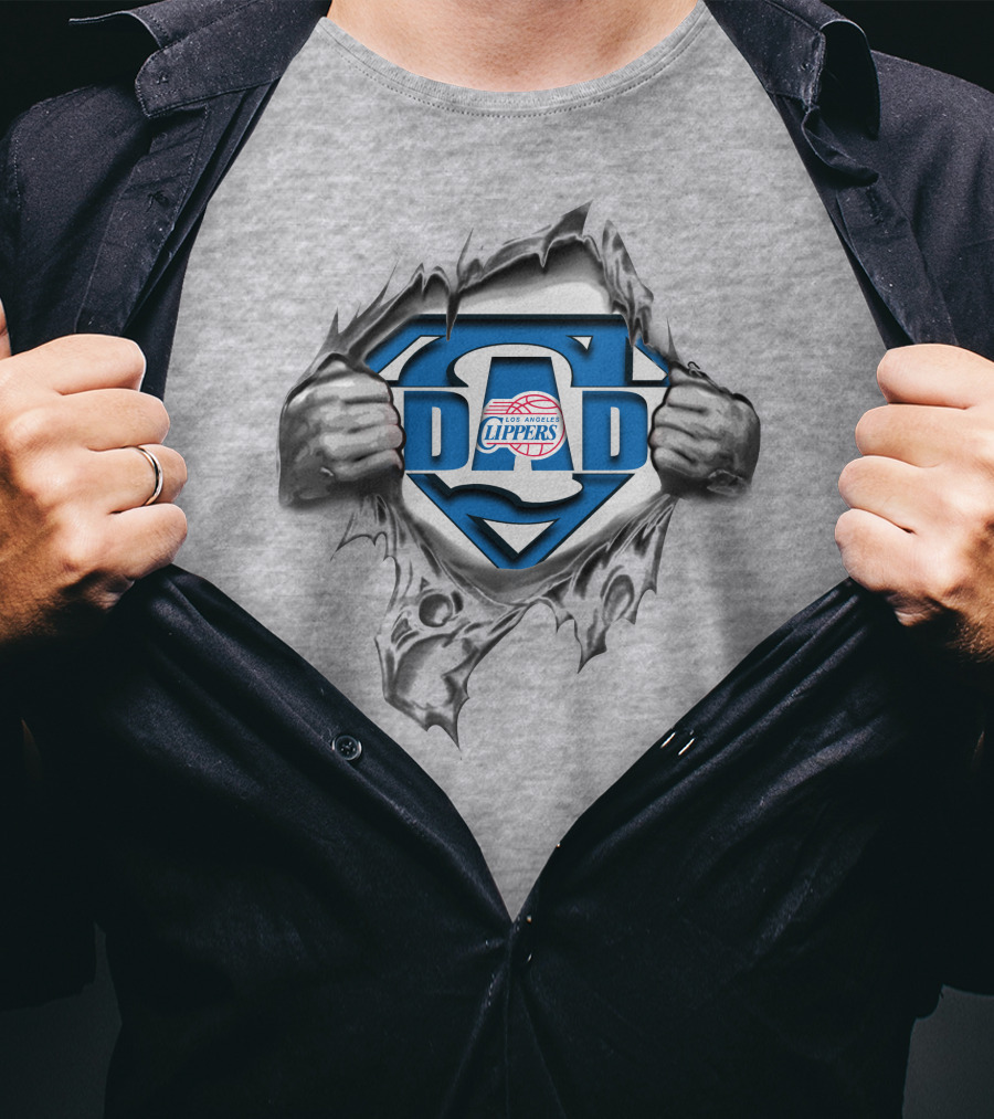 Clippers Super Dad Hero T-Shirt