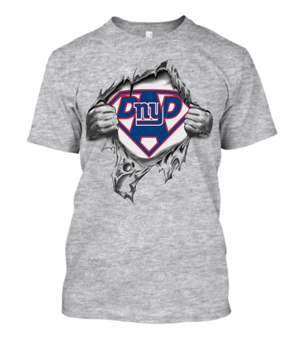 Ny Giants Super Dad Hero Crest T-Shirt
