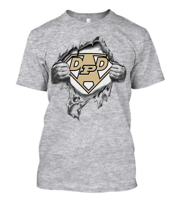 Purdue Boilermakers Dad Superhero T-Shirt