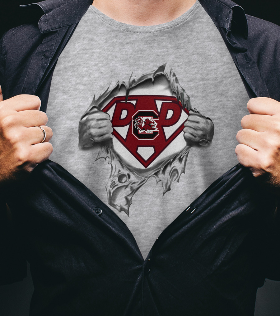 South Carolina Gamecocks Super Dad T-Shirt