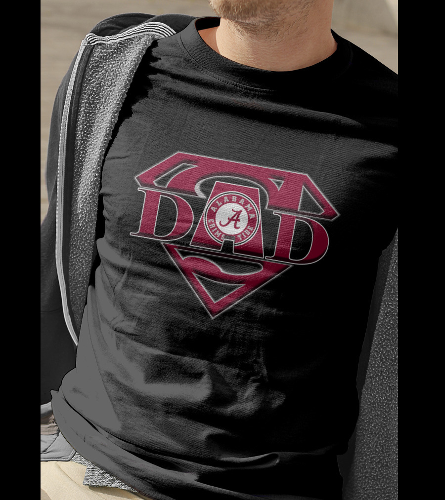 Alabama Crimson Tide Super Dad Icon T-Shirt