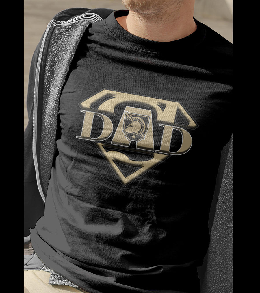 Army Black Knights Super Dad Shield T-Shirt