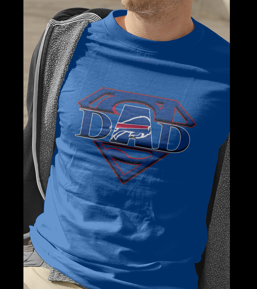 Bills Super Dad Superman Buffalo T-Shirt