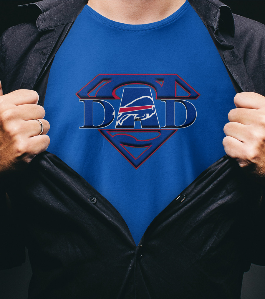 Bills Super Dad Superman Buffalo T-Shirt