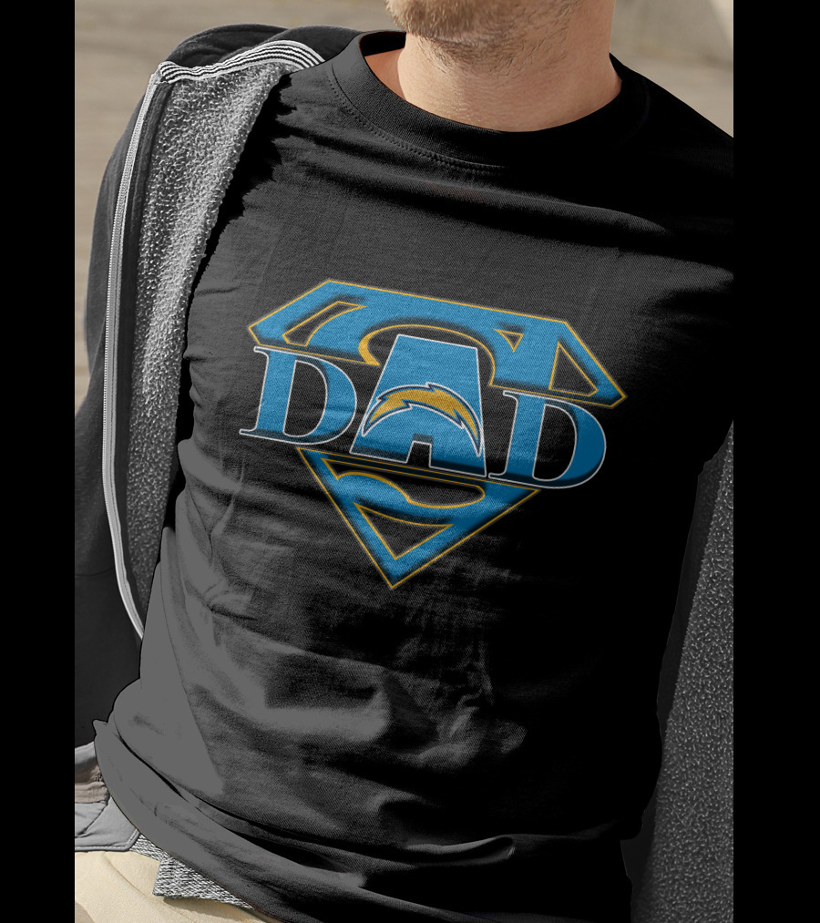 Chargers Super Hero Dad T-Shirt