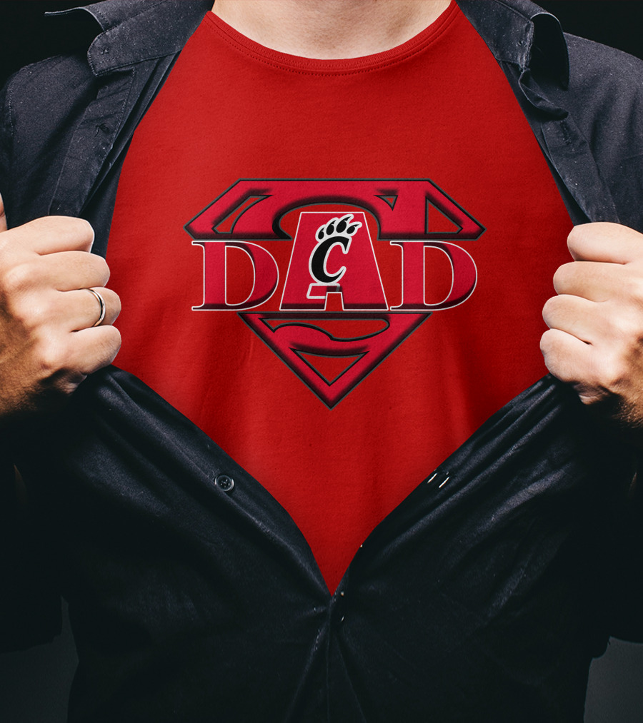 Cincinnati Bearcats Super Dad T-Shirt