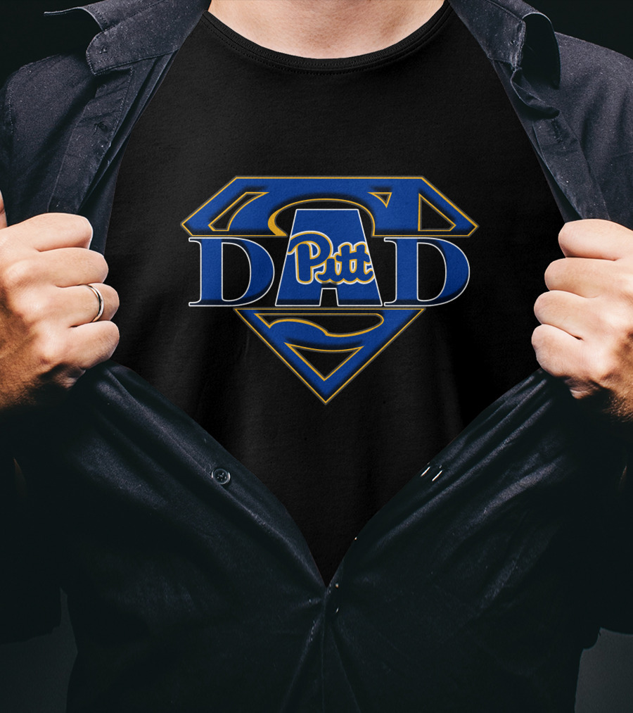 Pittsburgh Panthers Pitt Super Dad T-Shirt