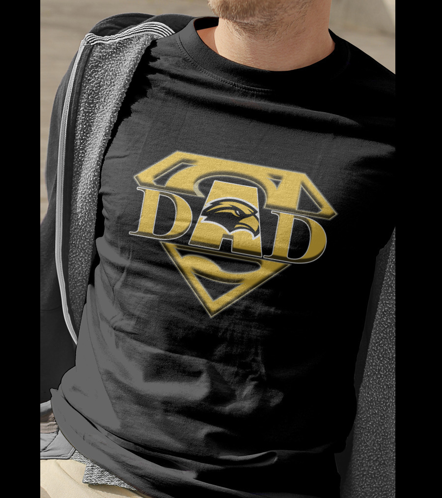 Southern Mississippi Golden Eagles Super Dad T-Shirt