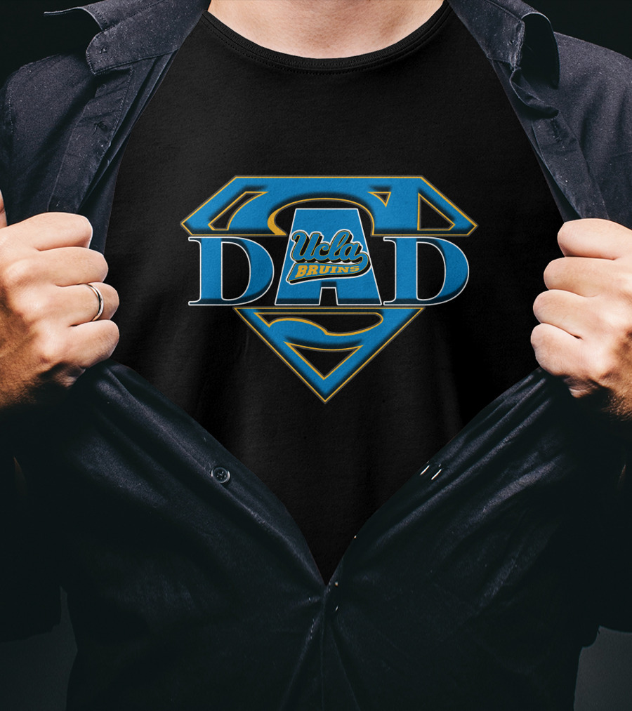 UCLA Bruins Super Dad Superman Emblem T-Shirt