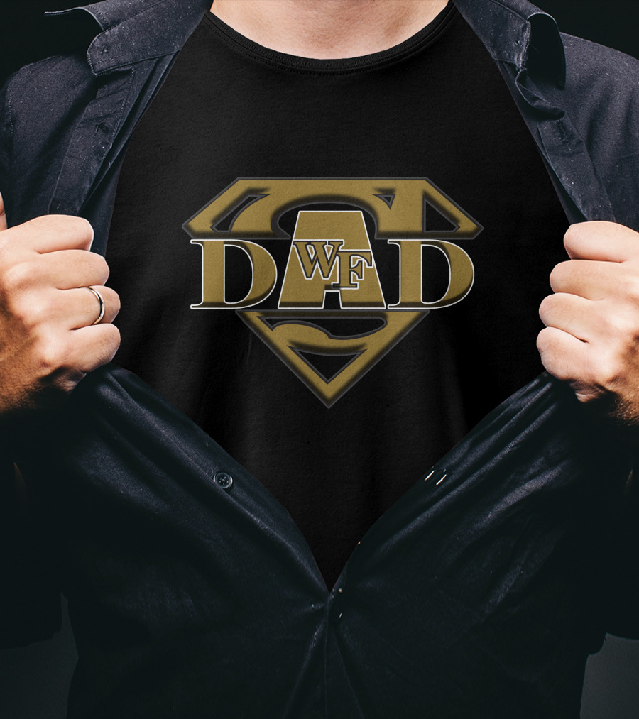Wake Forest Demon Deacons WF Super Dad T-Shirt