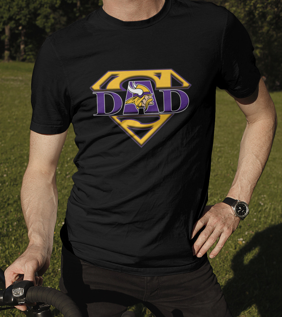 Super Dad Vikings T-Shirt