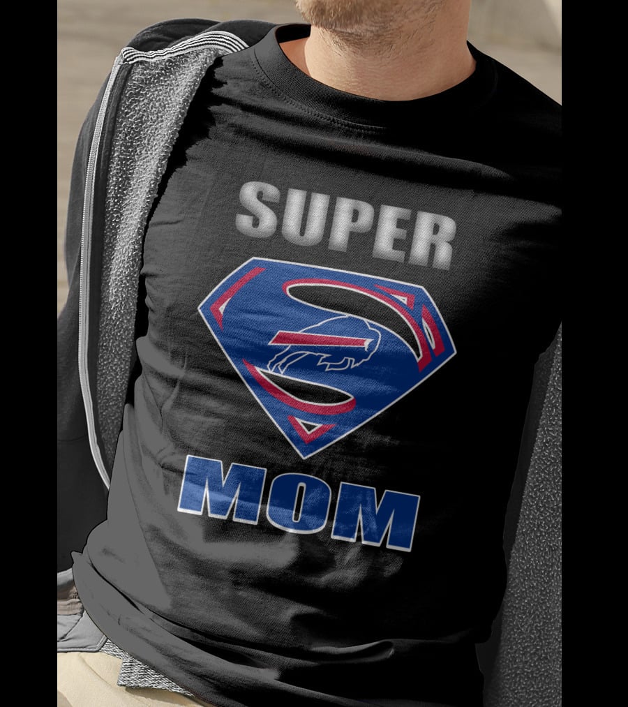 Super Mom Buffalo Bills Fan Hero T-Shirt