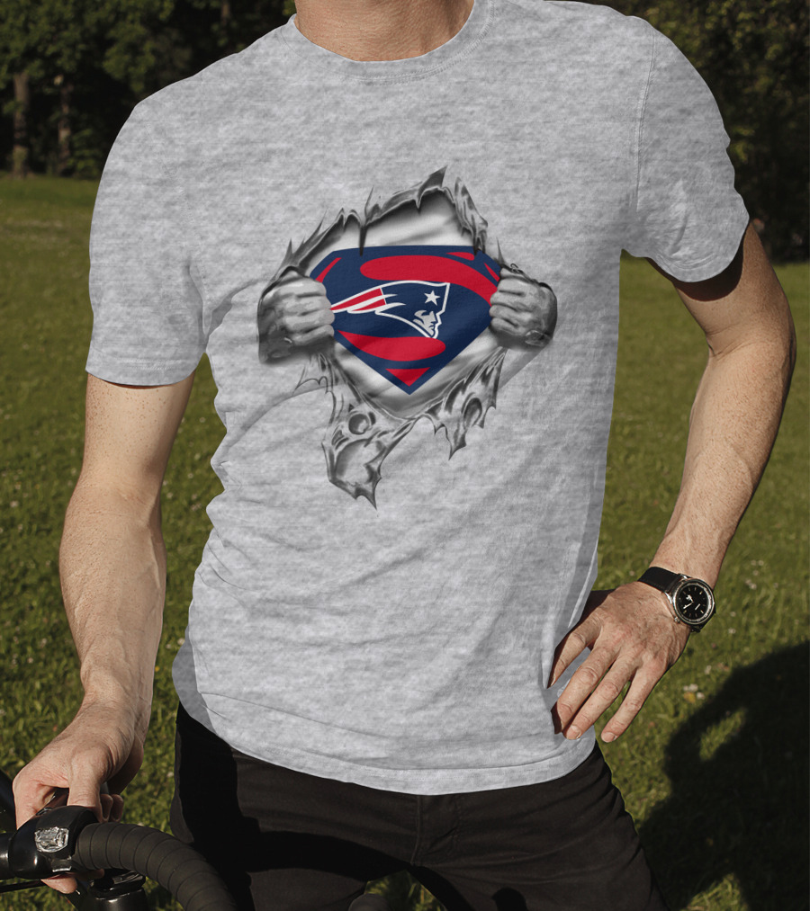 Patriots Logo Superhero Emblem Fusion T-Shirt