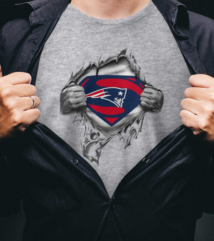 Patriots Logo Superhero Emblem Fusion T-Shirt