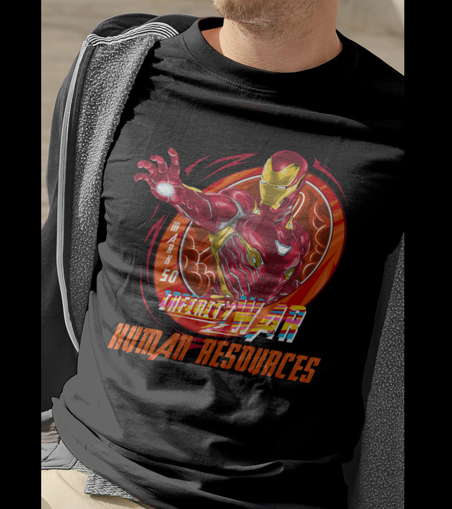 Mark 50 Infinity War Iron Man Human Resources T-Shirt