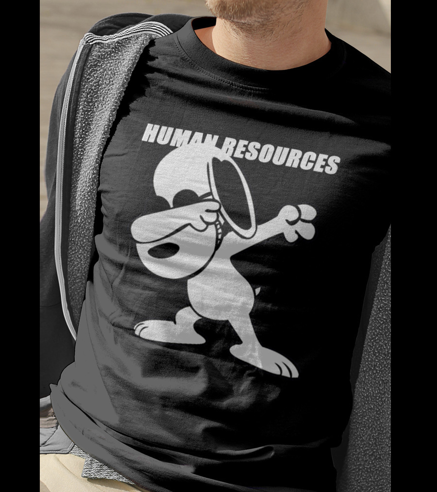 Dabbing Snoopy Human Resources Cartoon Pose T-Shirt