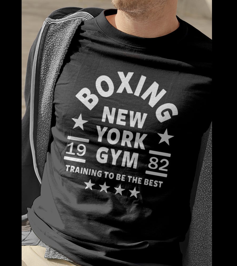 Boxing New York Gym 1982 Training To Be The Best T-Shirt