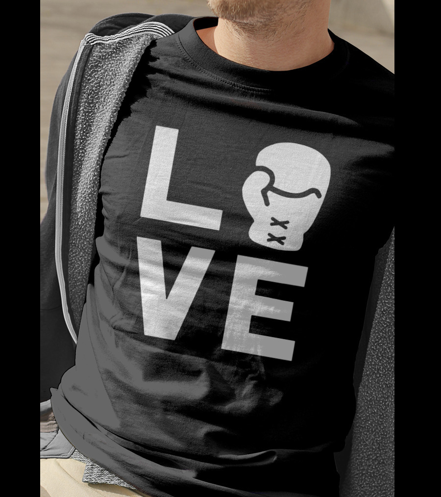 Love Boxing Glove Cool Boxer Iconic Sports T-Shirt