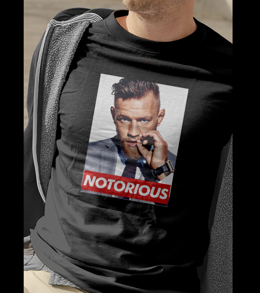 Notorious Conor Mcgregor Iconic Style Suited T-Shirt