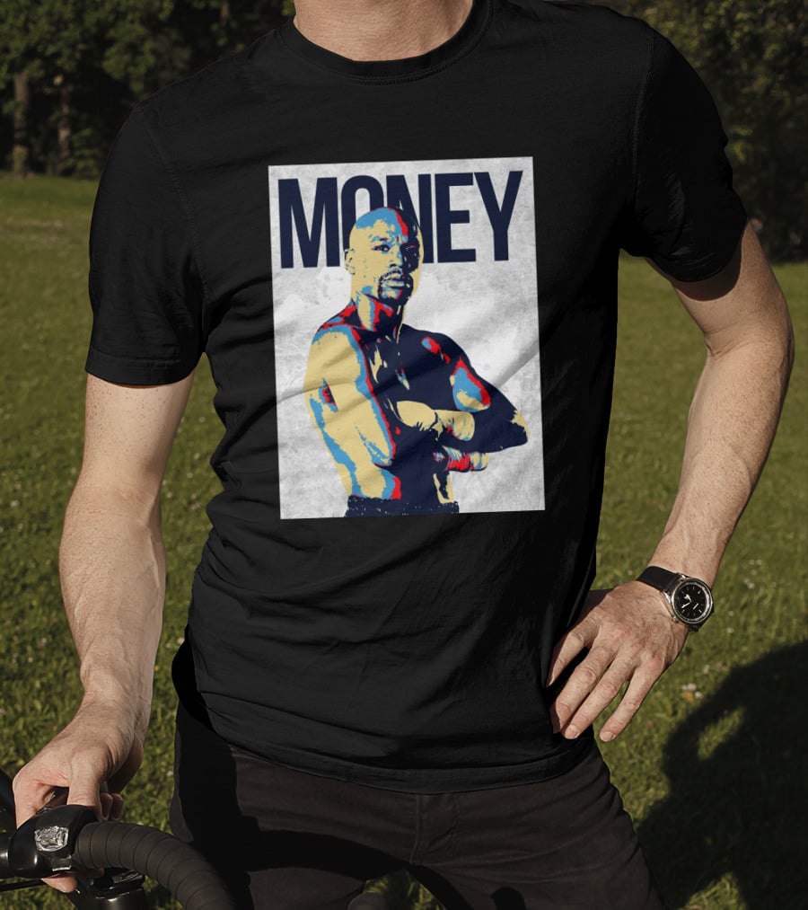 Money Boxer In Multicolor Pop Art Style T-Shirt