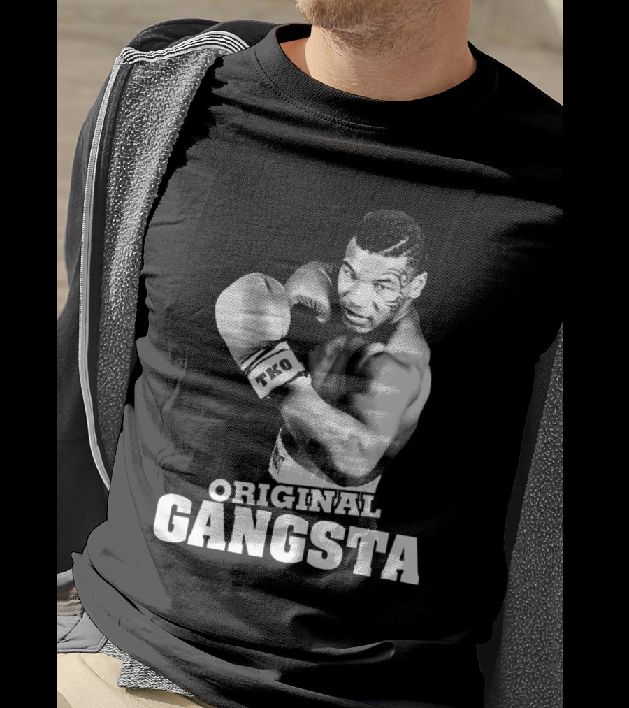 Mike Tyson Original Gangsta Boxing Tko T-Shirt