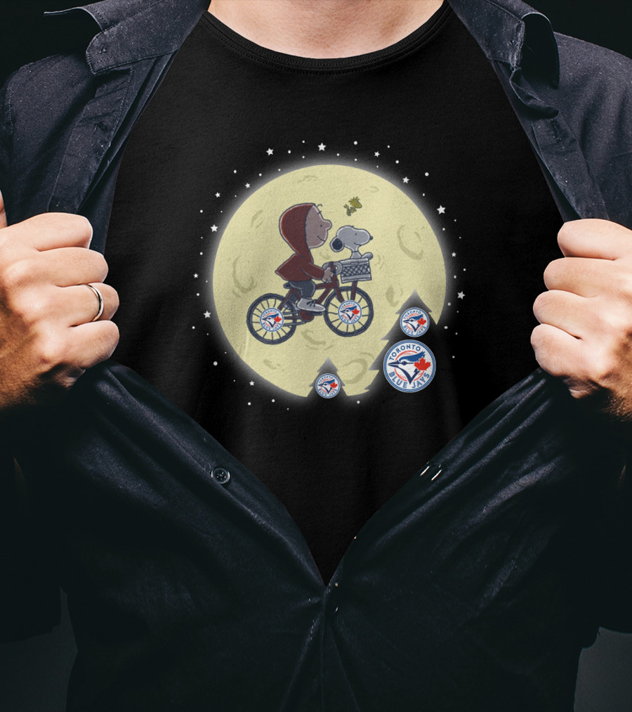 Toronto Blue Jays Halloween Moon Ride T-Shirt